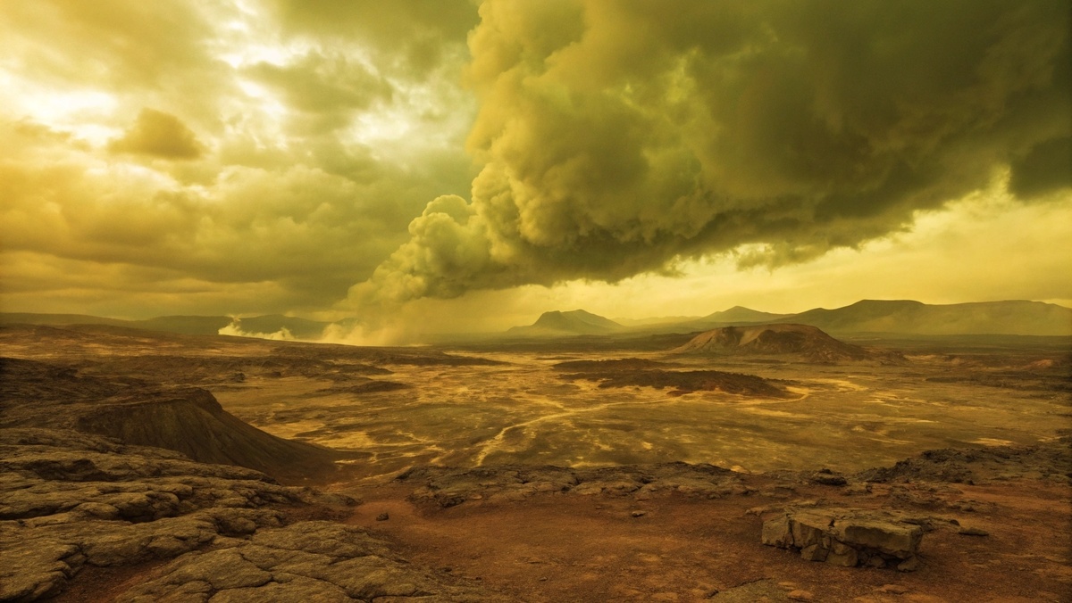     Фото: Recraft.AI Ни о какой смене сезонов или воде речи не идет: любые гипотетические океаны испарились бы мгновенно