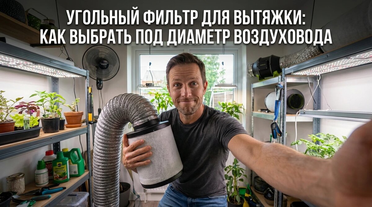 Канальный угольный фильтр для вентиляции, как выбрать