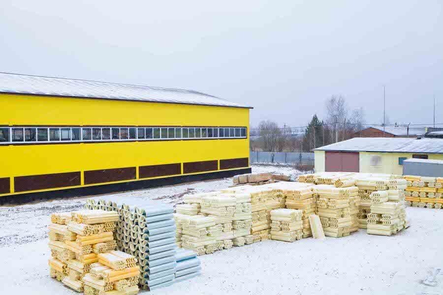 ЗАВОД ПО ИЗГОТОВЛЕНИЮ СЭНДВИЧ ПАНЕЛЕЙ 18Х54Х7,6, Г. КАЛУГА, РОССИЯ