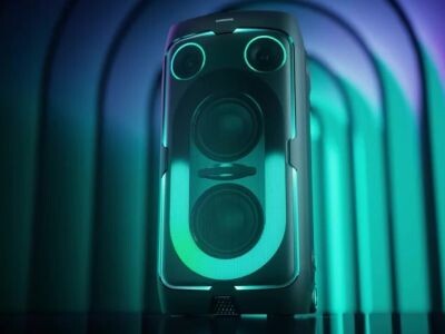    Samsung показала колонки ST50F и ST40F с АКБ, мощным звуком и цветомузыкой