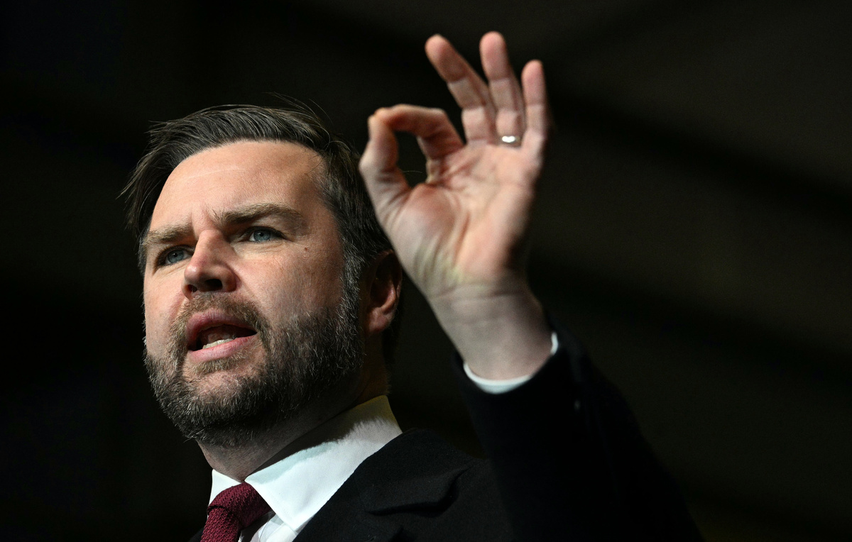    Вице-президент США Джей Ди Вэнс  Jim Watson-Pool/Getty Images