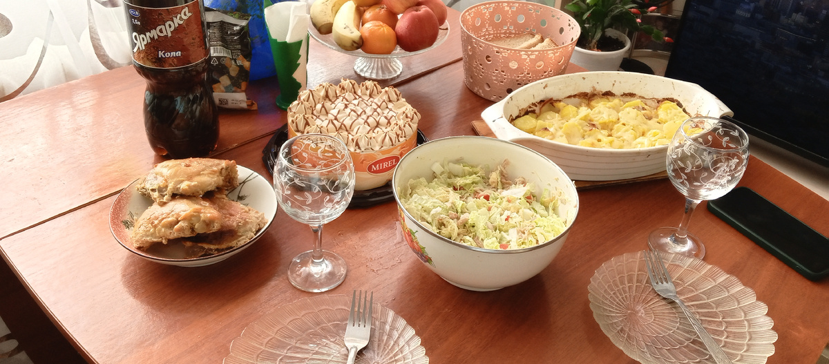 Наши угощения.