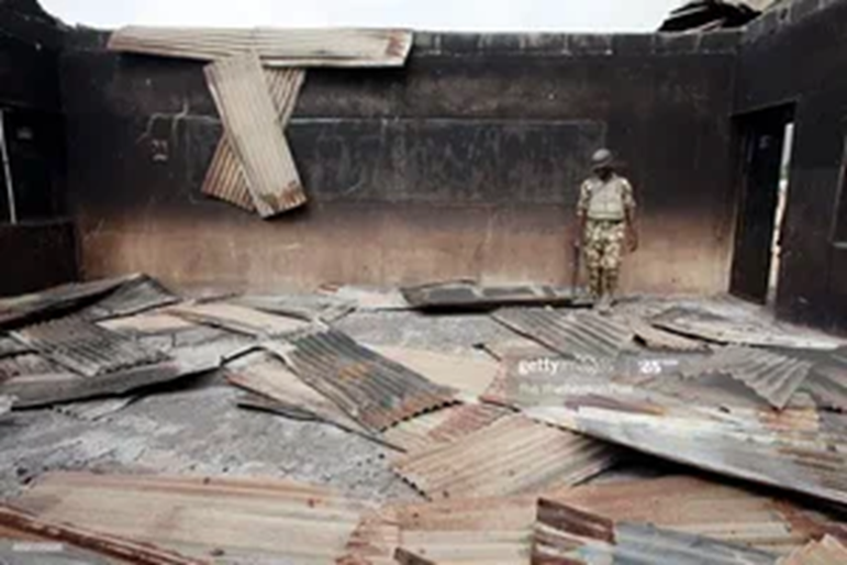 Католическая школа, разгромленная террористами