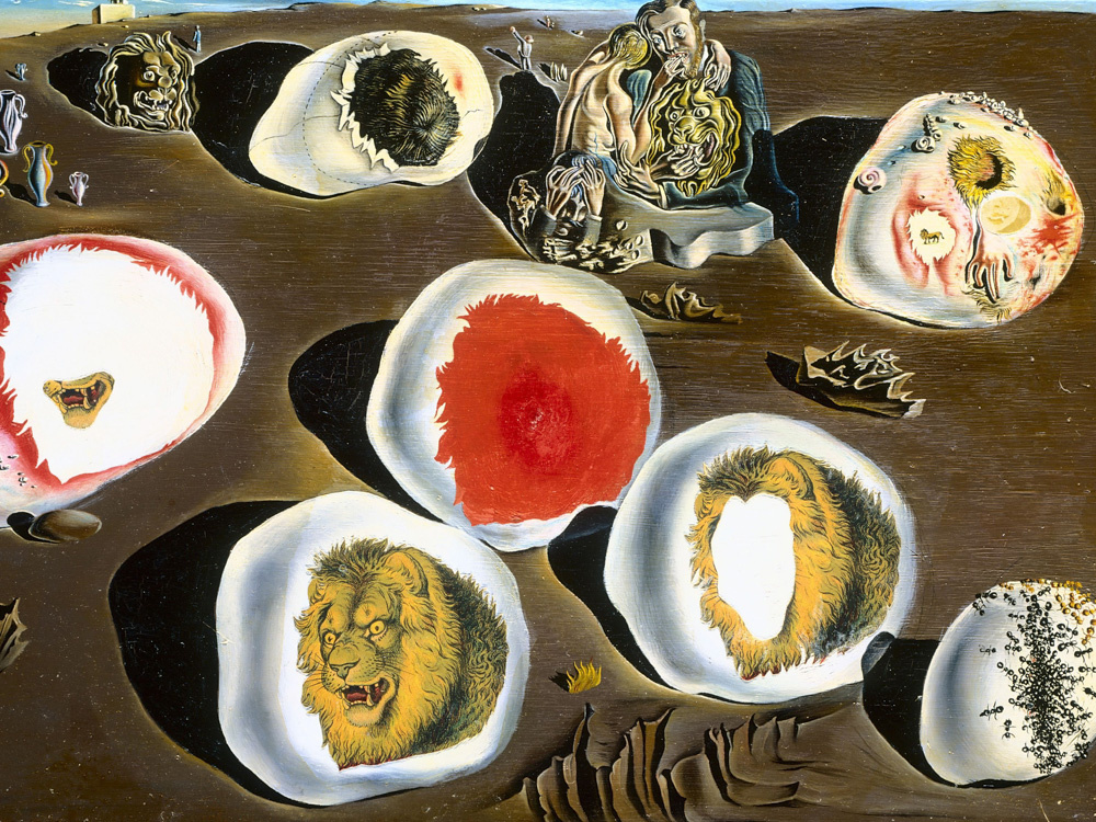 Картина С. Дали «Явление желаний» (1929). Артикул на сайте ananasposter.ru: 152141