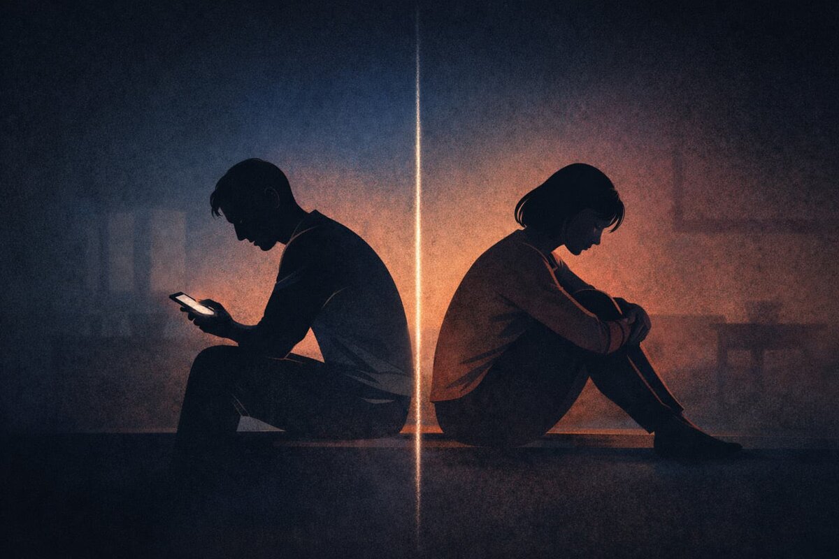 Вроде бы вместе, но в какой то момент становится холодно.