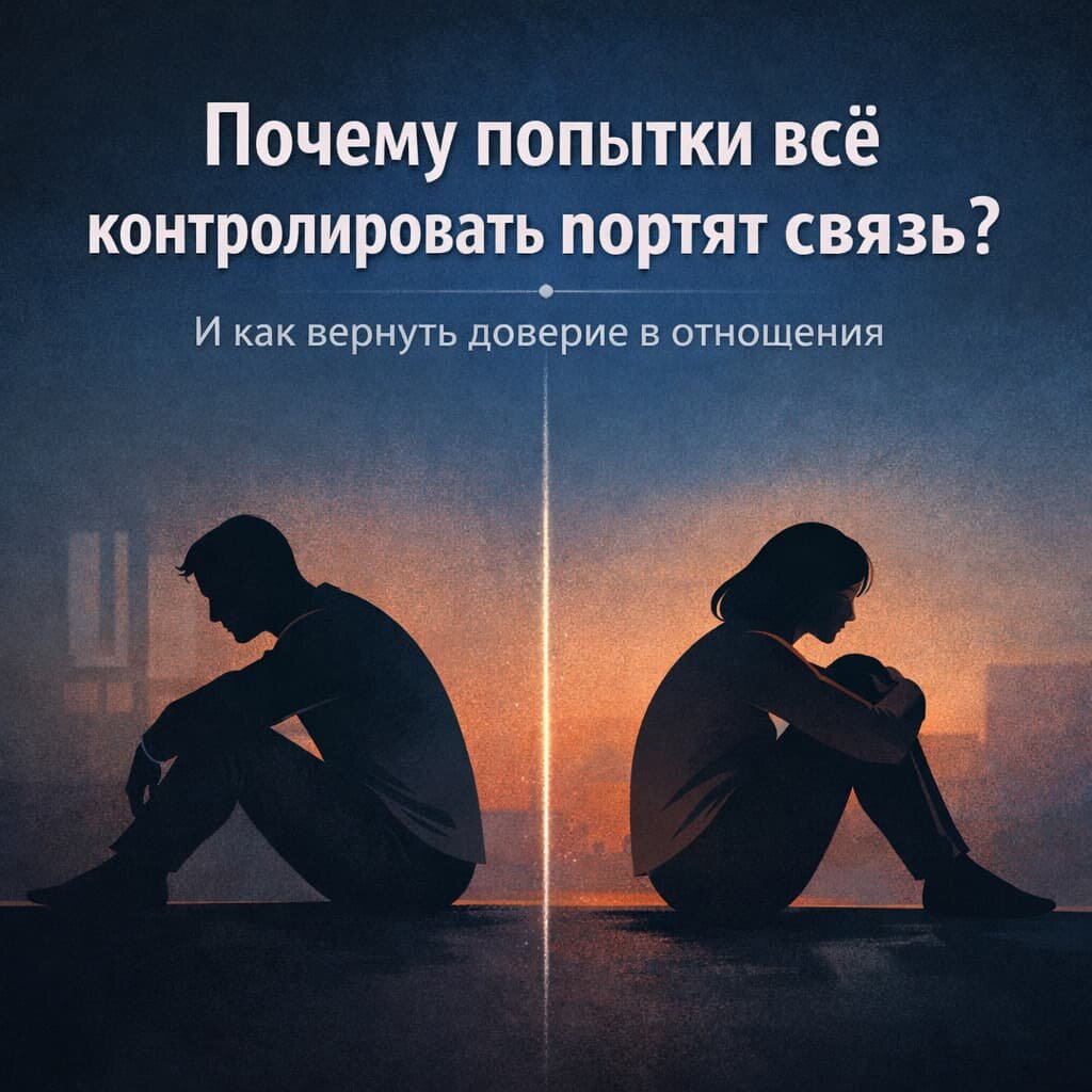 Почему попытки всё контролировать портят связь — и как вернуть доверие в отношения