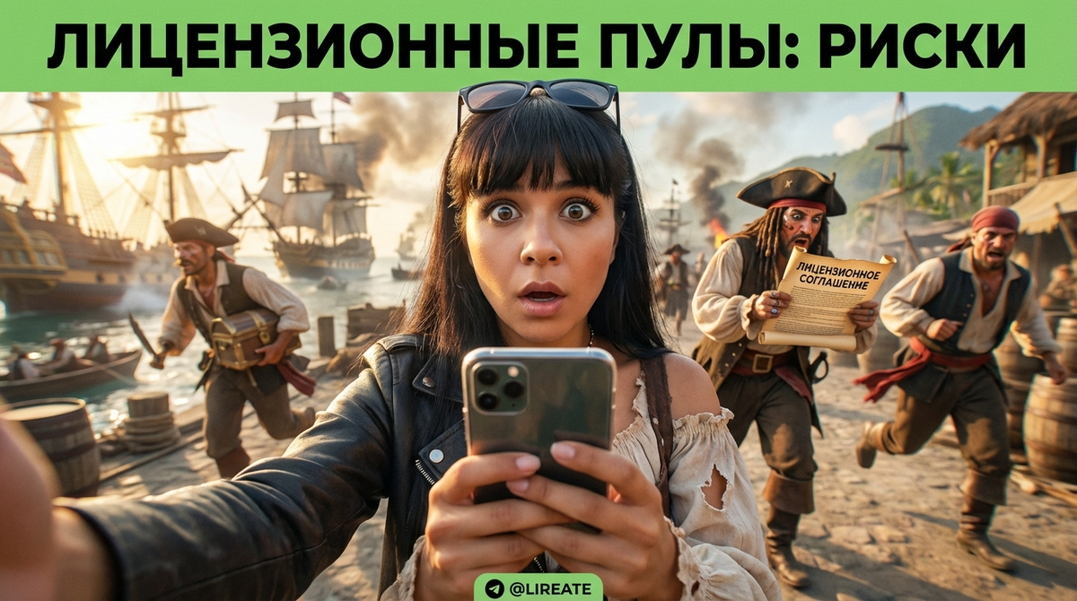    Правила и риски использования ПО в лицензионном пуле для компании Лирейт