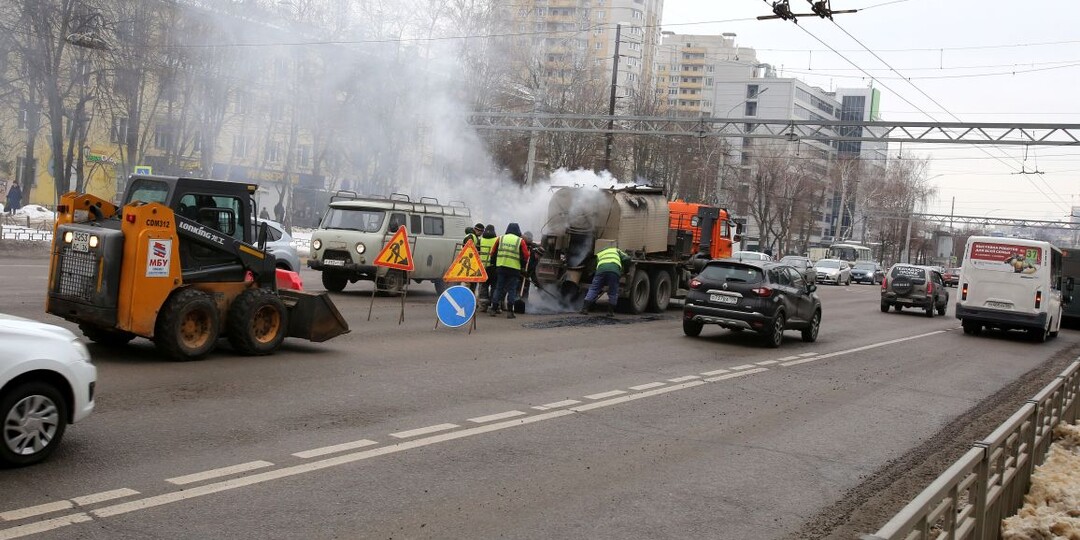 В бюджет Воронежа пока заложили меньше средств на ремонт дорог, чем годом ранее