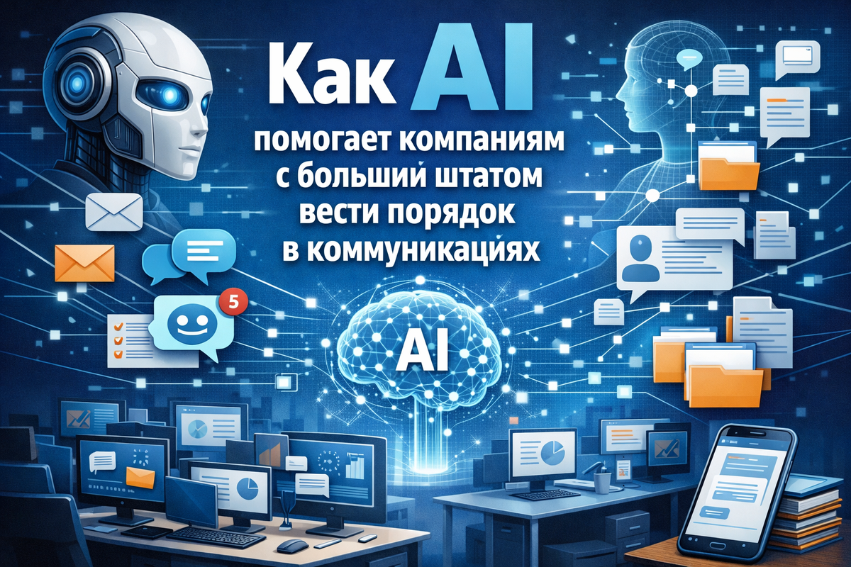    Как AI помогает компаниям с большим штатом вести порядок в коммуникациях Никита Титов