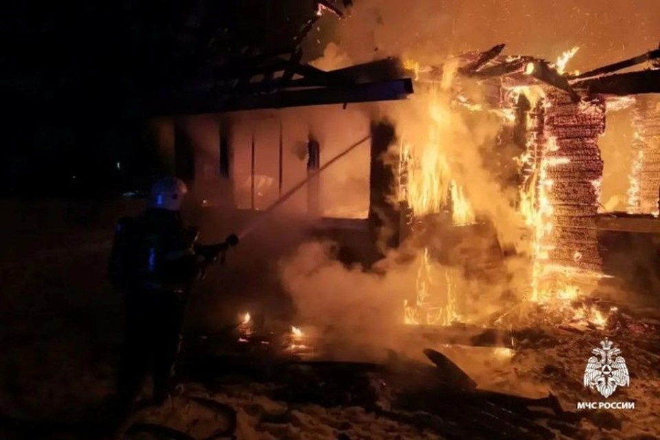    Пламя разгорелось слишком сильно. Фото: МЧС