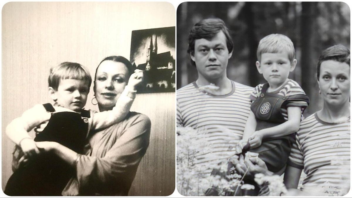 Сын Николая Караченцова и Людмилы Поргиной Андрей в детстве