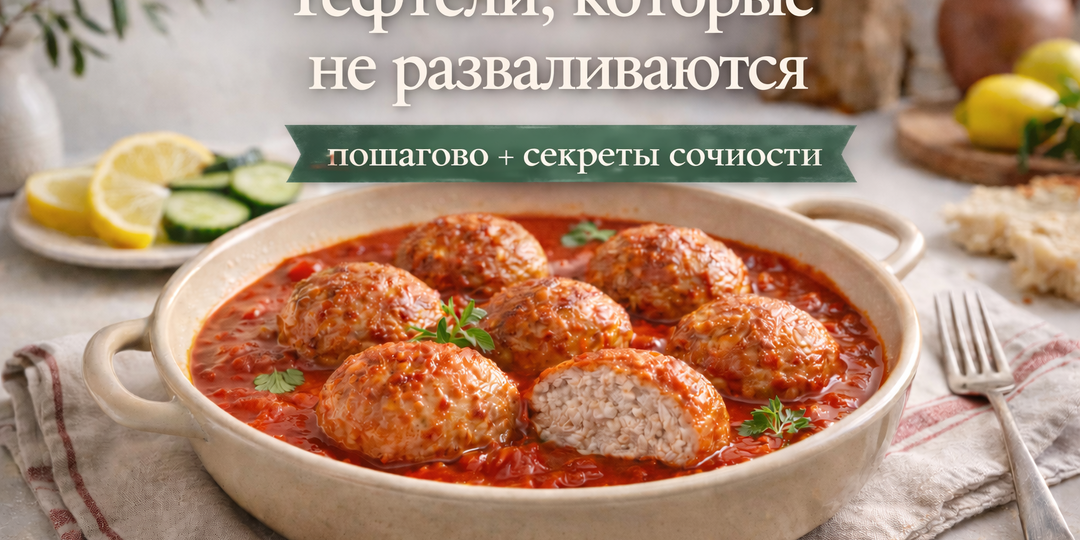 Тефтели в соусе без развала: пошагово + секреты сочности