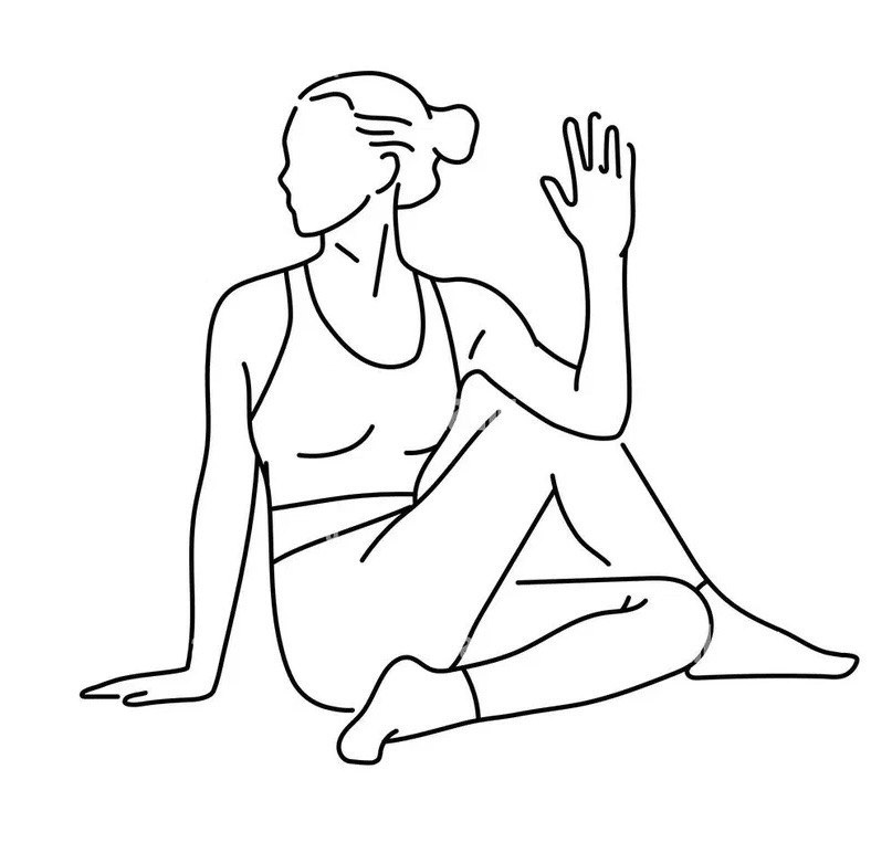 Ардха Матсьендрасана (Полу-поза рыбы)