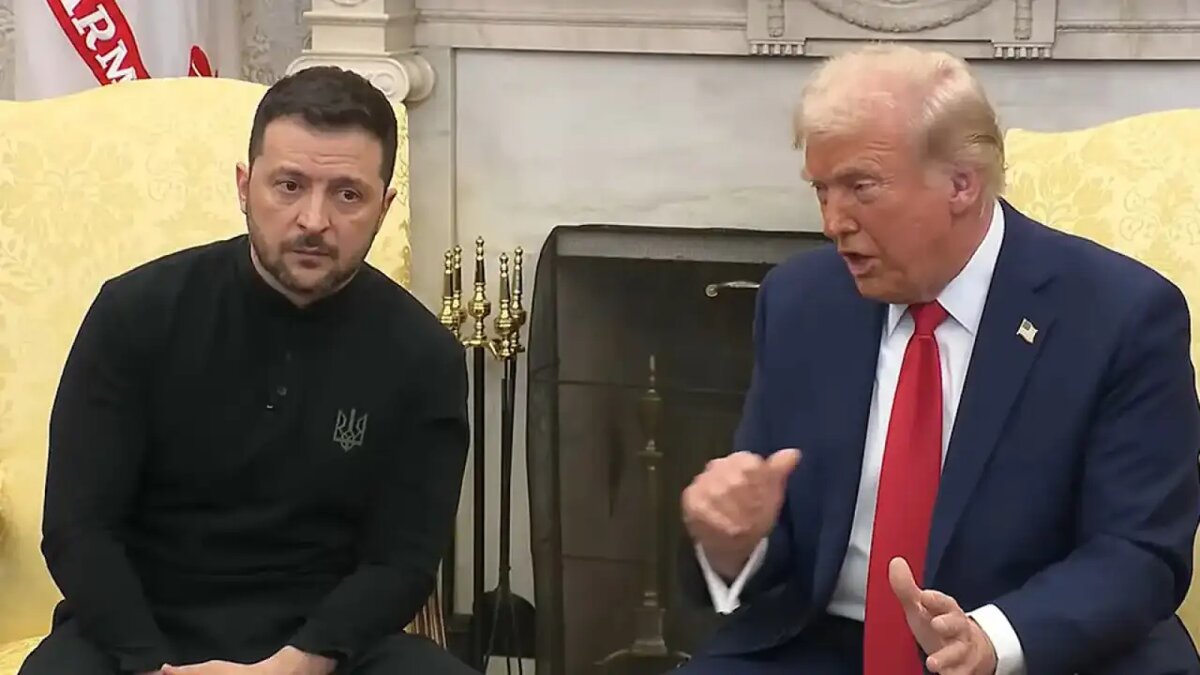    Владимир Зеленский и Дональд Трамп. © Википедия