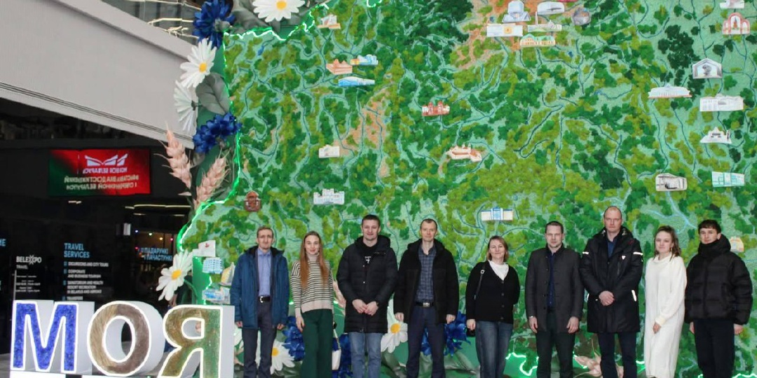 Сегодня сотрудники УП «БЕЛЛЕСЭКСПОРТ» посетили выставку достижений «Моя Беларусь