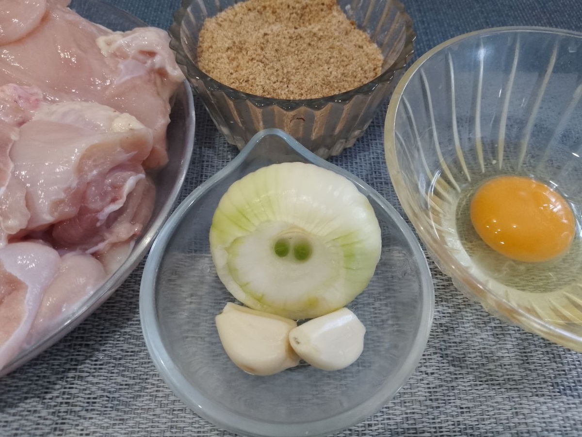 Ингредиенты для приготовления котлет