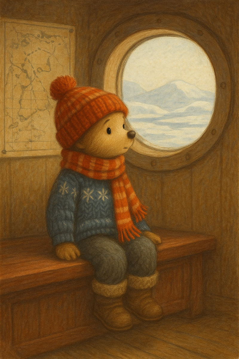 Первое утро Мишеля на ледоколе