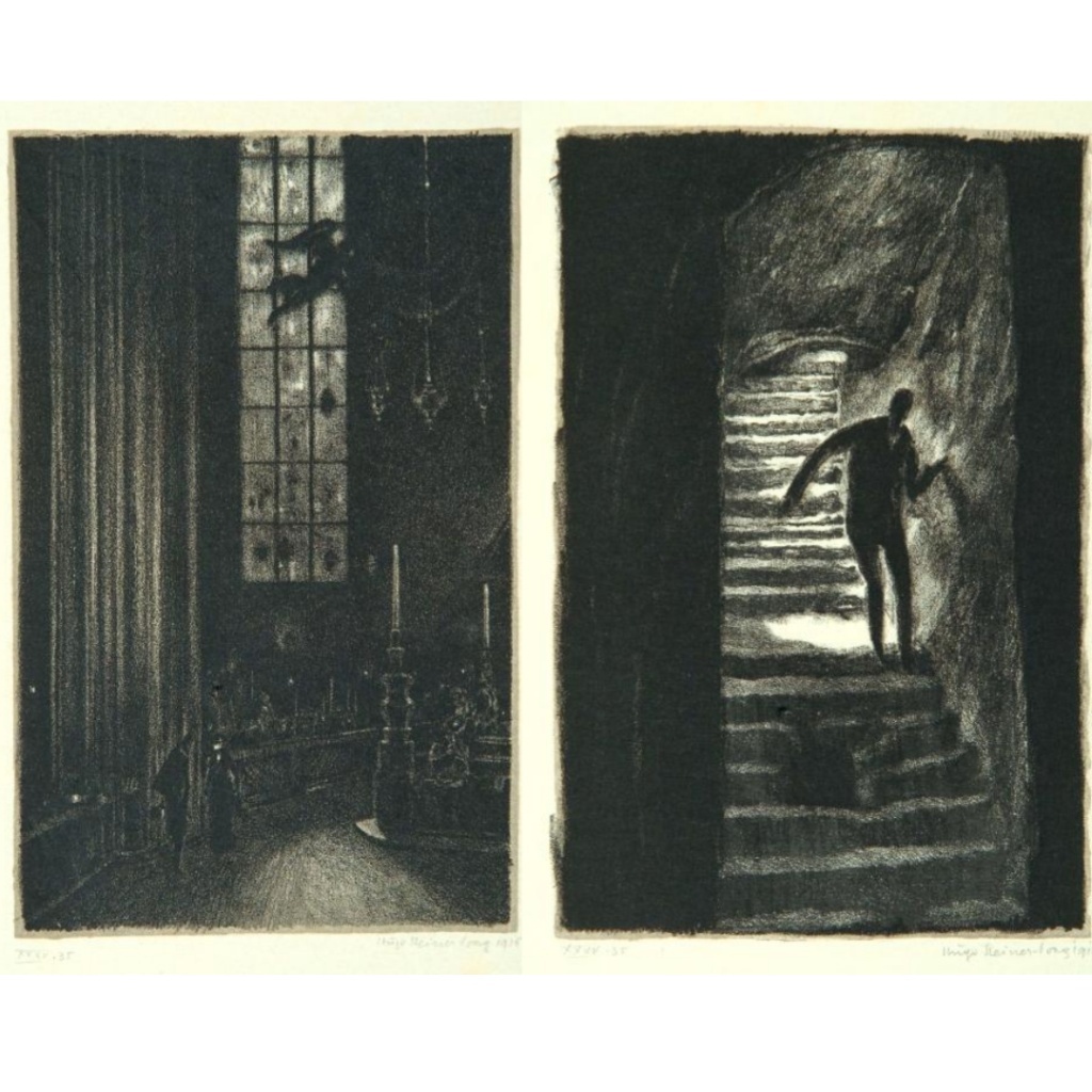 Иллюстрации Хуго Штайнер-Праги к первому изданию романа 