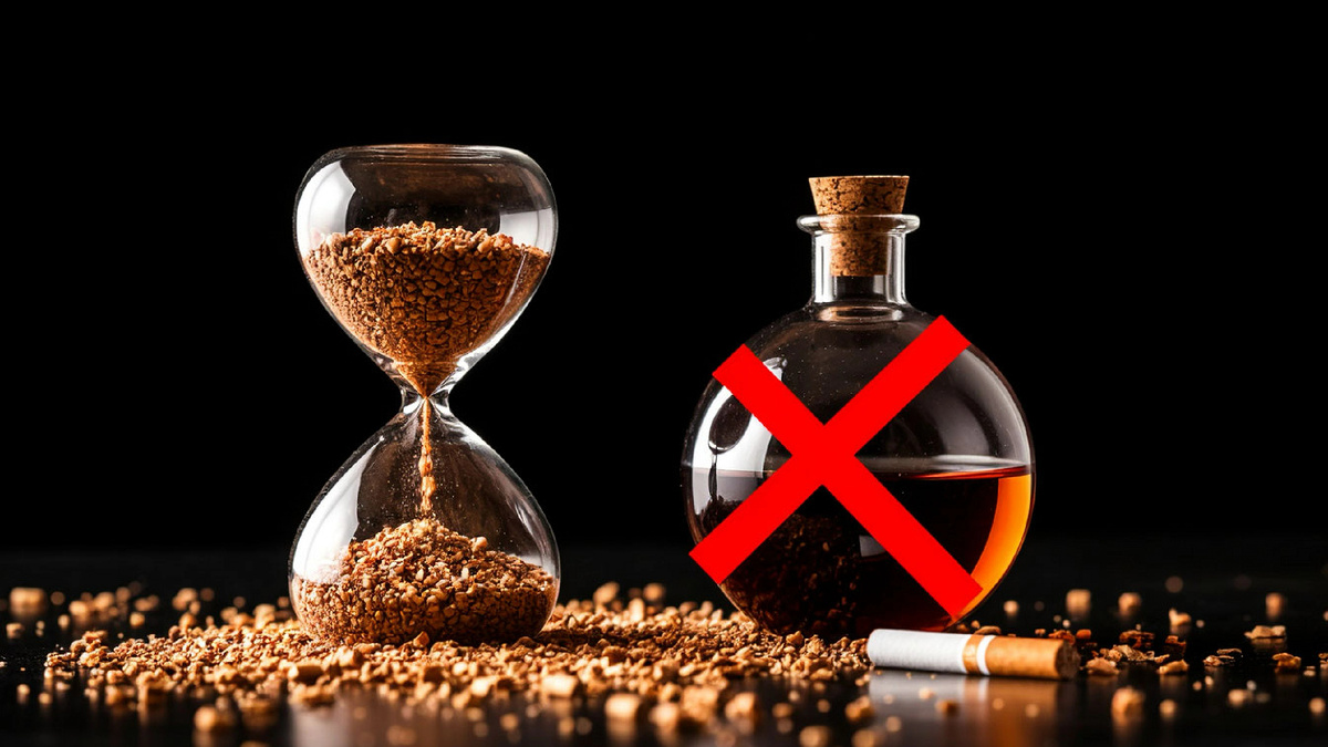 Ваше время — самый ценный песок в этих часах. Каждая сигарета, каждый лишний бокал — это горсть песка, которую вы безвозвратно перебрасываете в нижнюю колбу, приближая финал. Осознайте это — и вы уже начнёте возвращать себе украденные минуты.