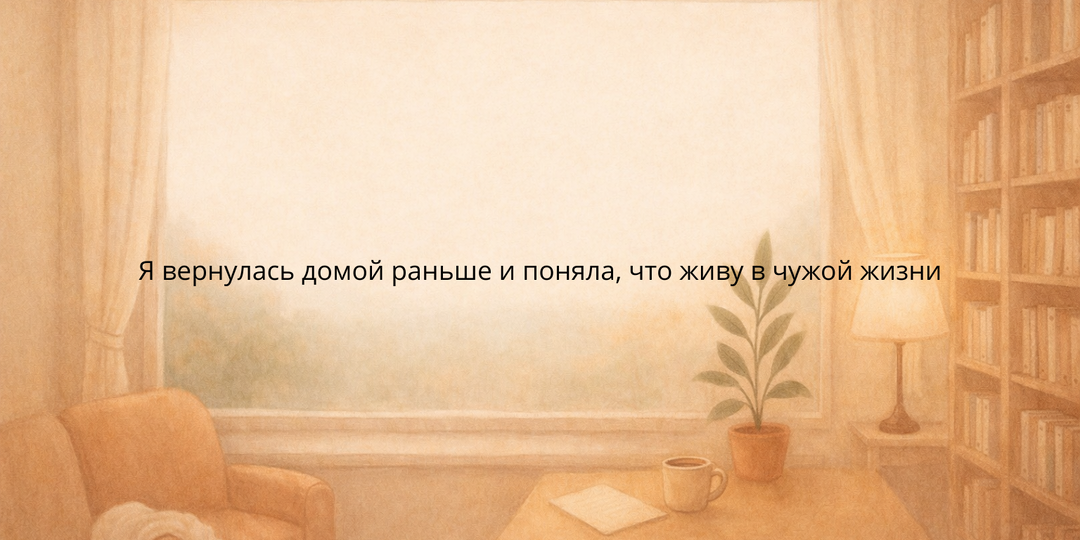 Я вернулась домой раньше и поняла, что живу в чужой жизни