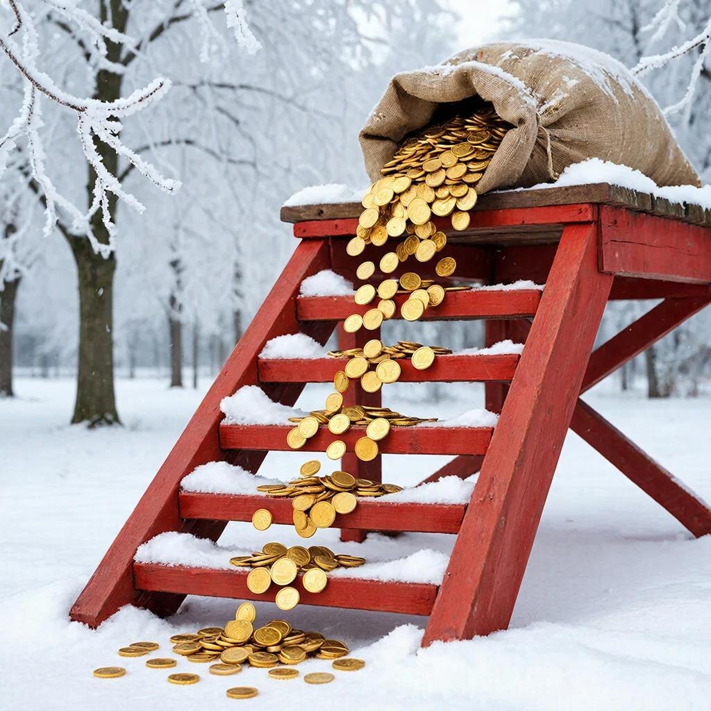 Лесенка вкладов по мнению нейросети выглядит так)