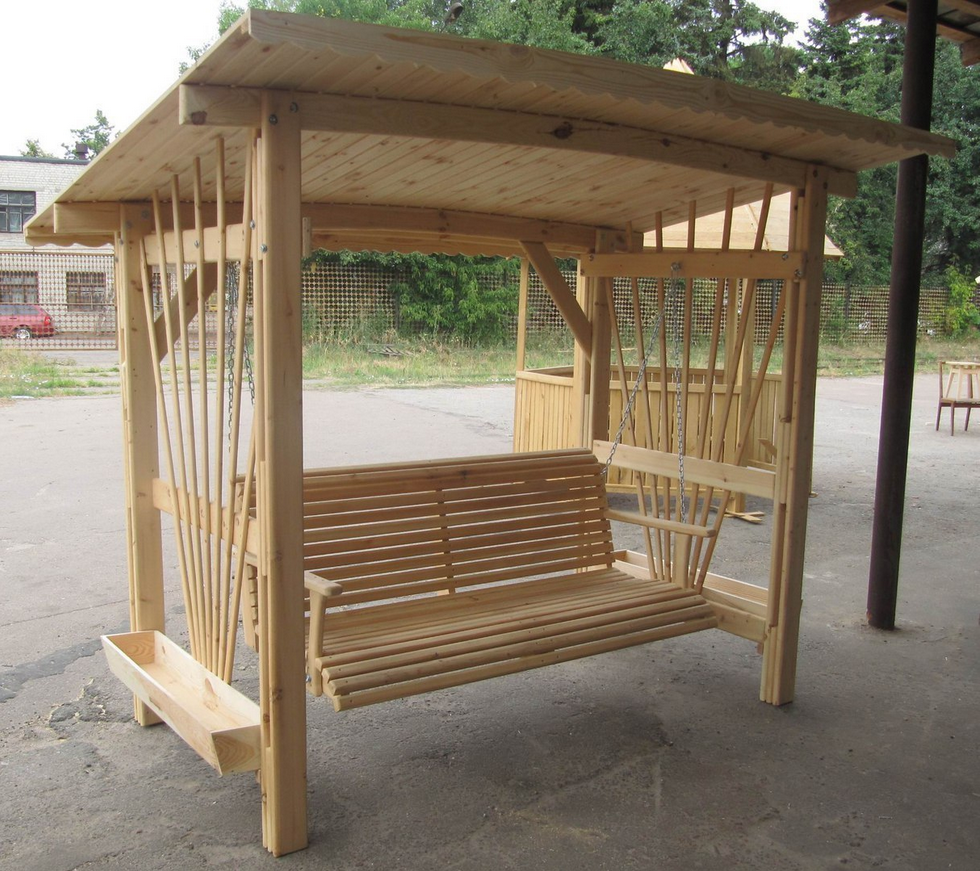 Качели- пергола  (Картинка с сайта pinterest)