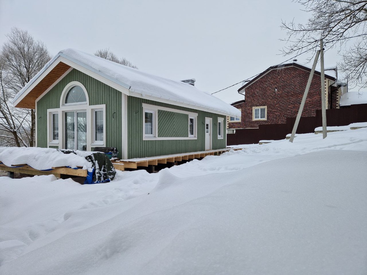 Фото дома Карелия 60. Процесс строительства.