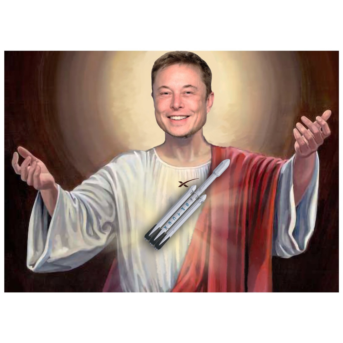 Кому не нравиться икона Самого Богатого Человека, подставьте любую другую икону капитализма, которую посчитаете нужной. Разницы никакой нет.