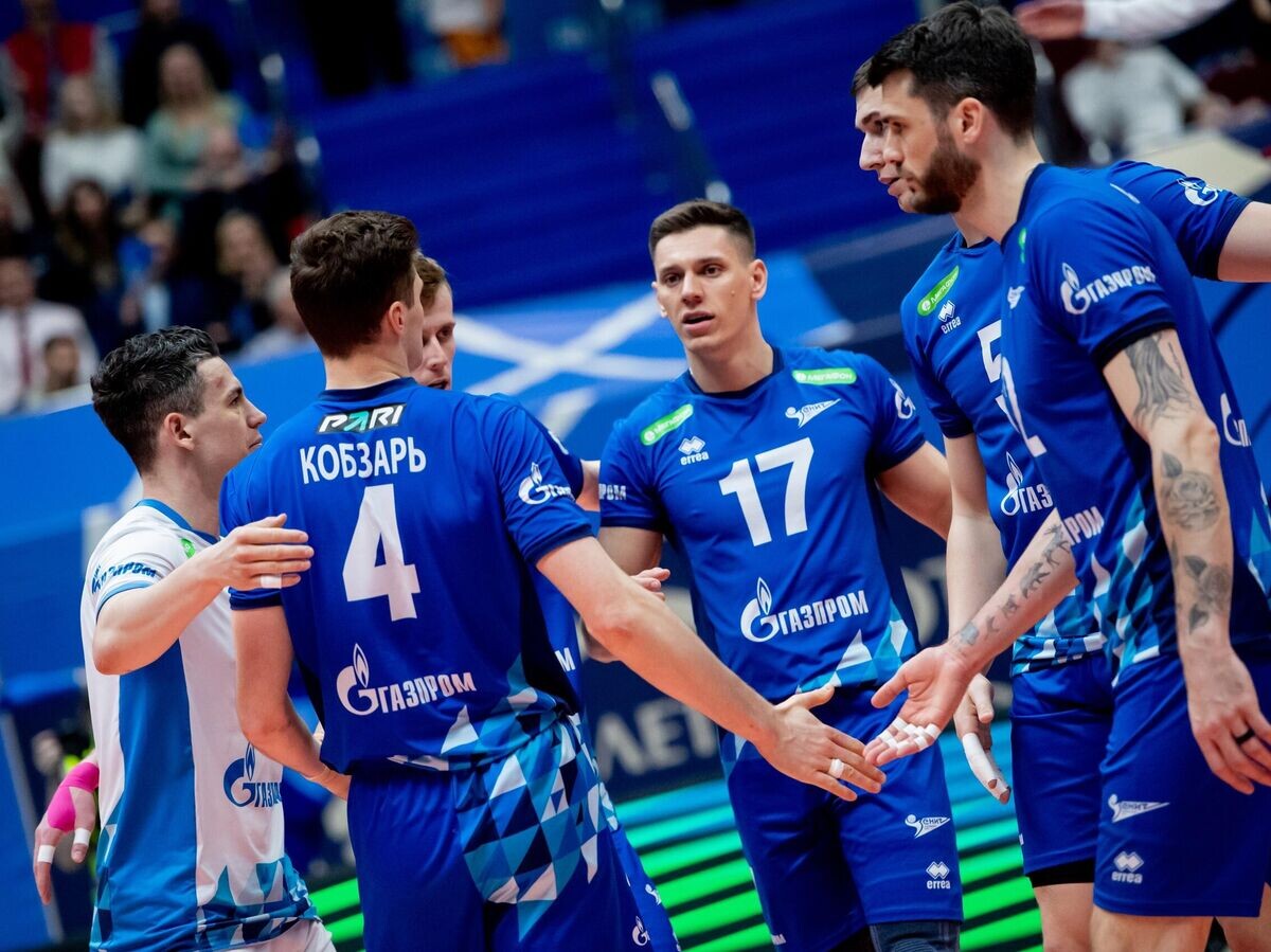    Волейболисты петербургского "Зенита" в матче Суперлиги | © пресс-служба ВК "Зенит" Санкт-Петербург