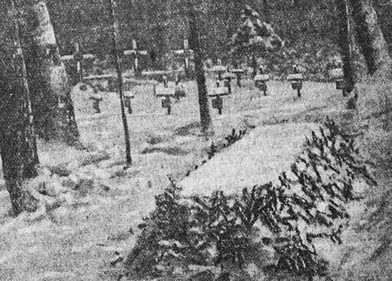 Могила Толстого в Ясной Поляне 1941