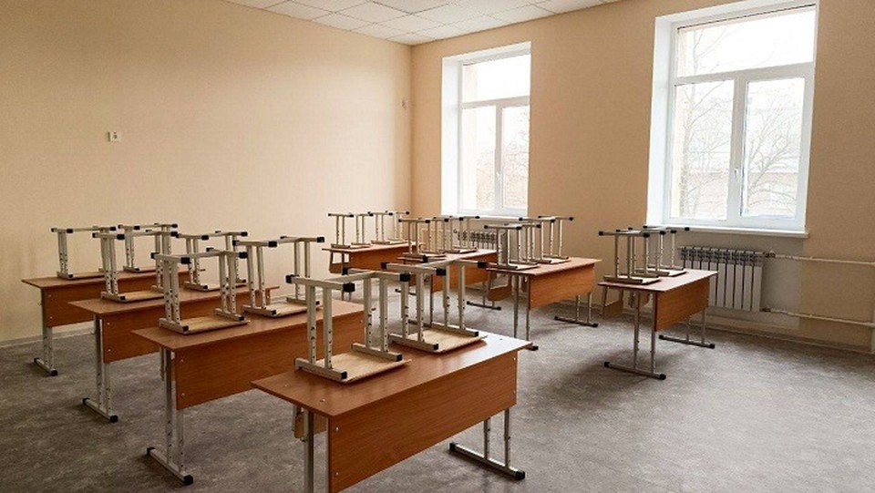    В Мариуполе завершают восстановление школы, построенной в середине прошлого века. Фото: УТНКР