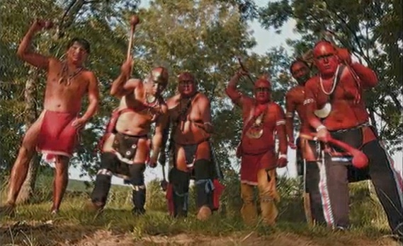 Фото из интернета, "Warriors of AniKituhwa" - народный ансамбль чероки