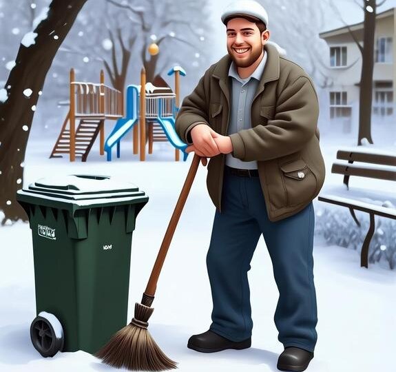 Погоня, 16 выстрелов и одна лопата: дворник Николай Хомяк помог задержать нарушителя