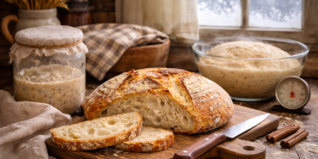 Как печь хлеб на закваске зимой, когда дома холодно
