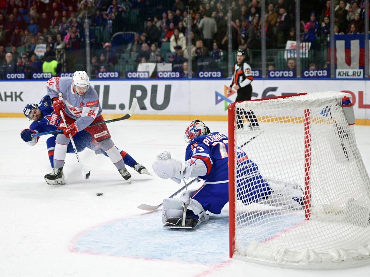    Хоккей. КХЛ. СКА (Санкт-Петербург) - "Спартак" (Москва) | © РИА Новости / Алексей Даничев