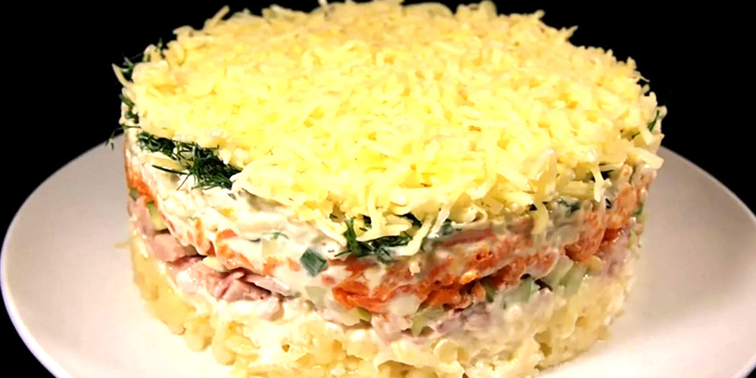 Салат с копчёной курицей: мой беспроигрышный вариант для любого повода