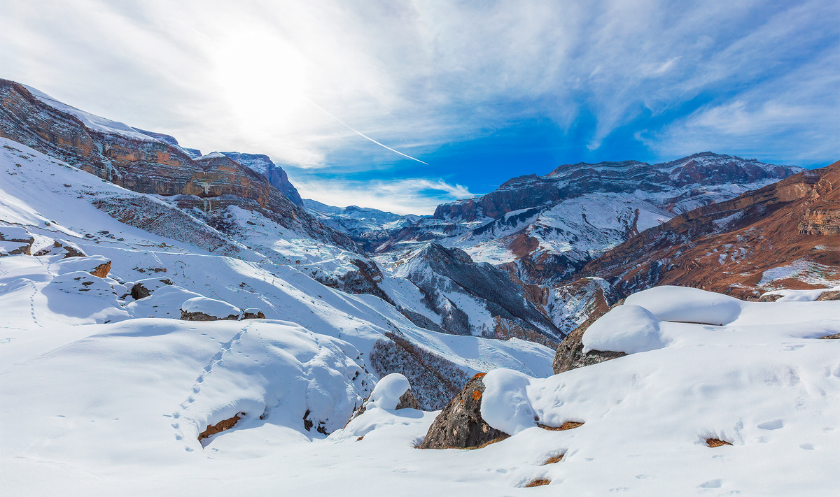 Горный курорт Шахдаг построили на склонах Большого Кавказского хребта.Фото: Aleksandr Melnikov / Shutterstock.com
