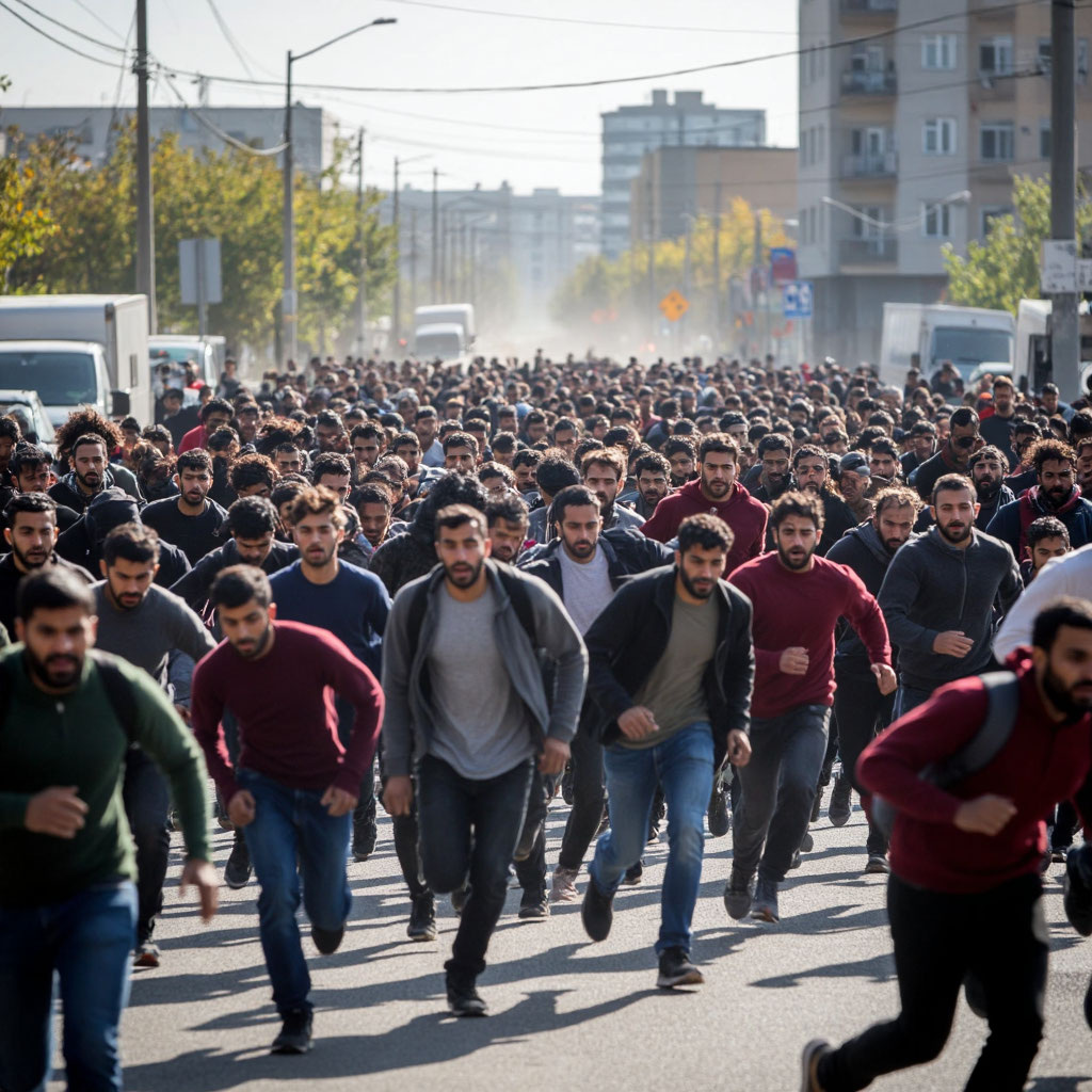 Мигранты из средней Азии 