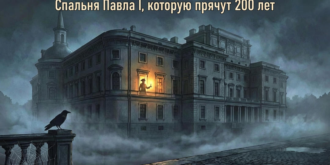 🌑 Комната, которую нельзя трогать: Почему спальню Павла I в Михайловском замке не реставрируют уже больше двухсот лет