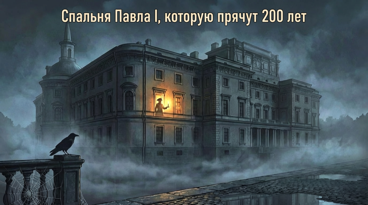 🌑 Комната, которую нельзя трогать: Почему спальню Павла I в Михайловском замке не реставрируют уже больше двухсот лет