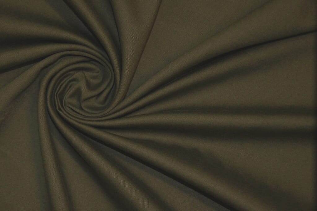 Саржа плательно-костюмная темно-оливковая
