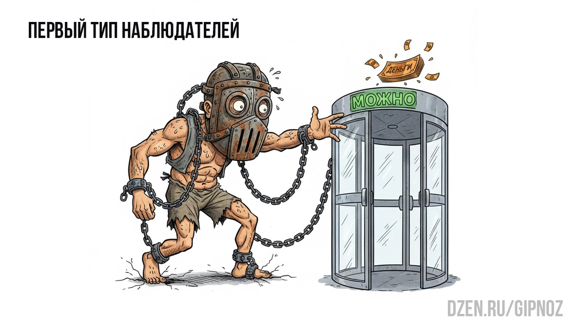 
Представьте вращающуюся дверь. Сенсор входит когда он каким то образом попал в открытую зону и она сама для него открылась, но при условии, что у него есть разрешение войти снаружи. Когда он заходит внутрь.