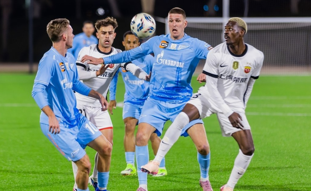"Зенит" легко разобрался на сборах с клубом "Шанхай Порт". Фото: соцсети