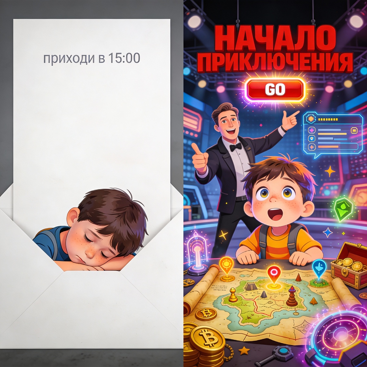 пригласительный приглашение на детский день рождения 2026