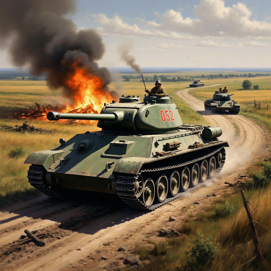  Т‑34 (фото ИИ)