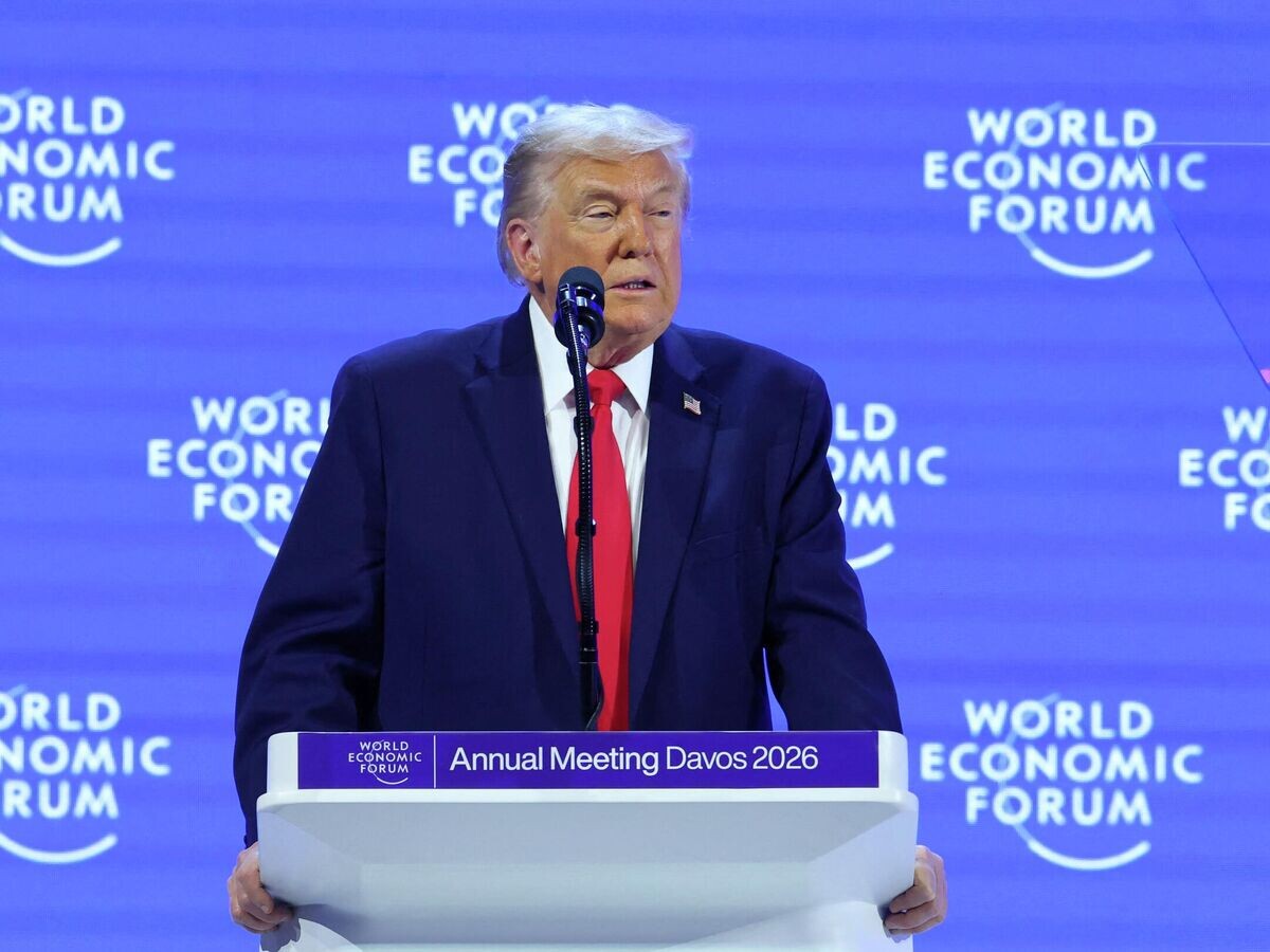    Президент США Дональд Трамп на Всемирном экономическом форуме в Давосе, Швейцария | © REUTERS / Denis Balibouse