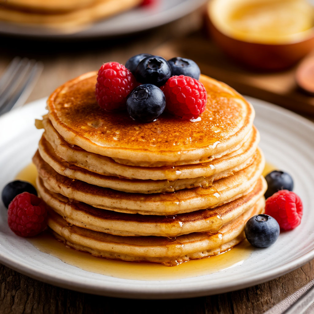 Безглютеновые блины без яиц (на рисовой муке)