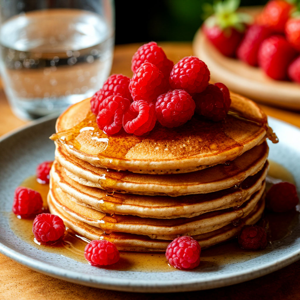Постные/веганские блины на минеральной воде