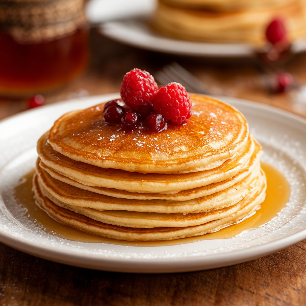 Классические тонкие блины без яиц (на молоке или растительном напитке)