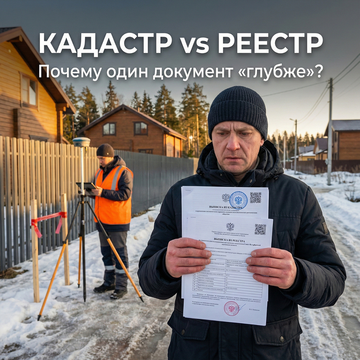 Выписка из кадастра или выписка из реестра